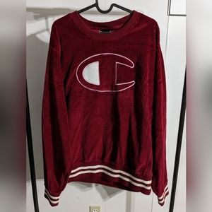 Champion Corduroy Pull Over - size L